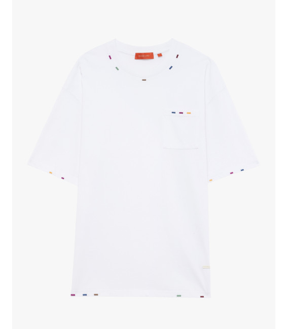 T-shirt con dettagli ricamati