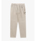 Pantaloni in lino con coulisse slim fit