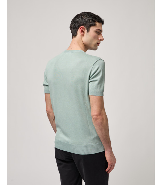 Muscle fit knitted t-shirt