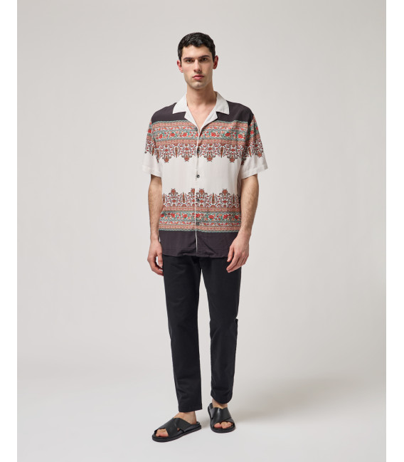 LEONARD cotton drawstring troursers