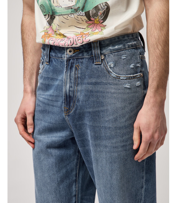 MAX wide 107 fit jeans dark blue wash