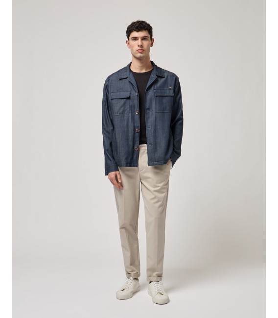 Overshirt with pockets
