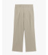 Tailored trousers with front pleats