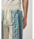Bermuda shorts with geometric pattern