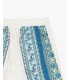 Bermuda shorts with geometric pattern