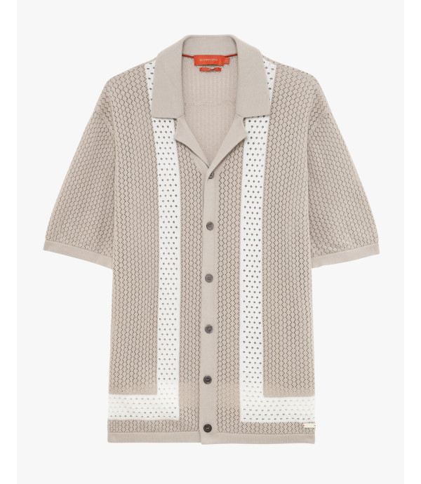 Camicia in maglia traforata