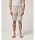 Bermuda shorts with geometric pattern