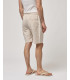 Bermuda shorts with geometric pattern