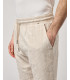 Bermuda shorts with geometric pattern