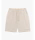 Bermuda shorts with geometric pattern