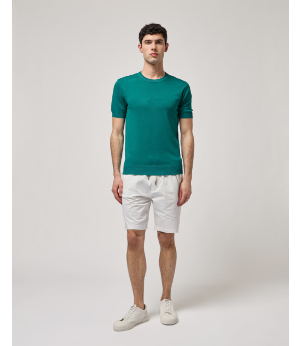 T-shirt in maglia muscle fit