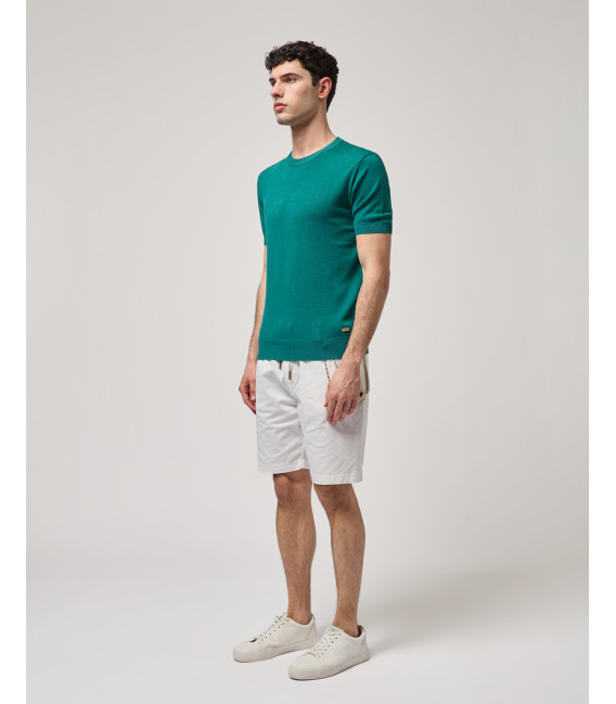 Muscle fit knitted t-shirt