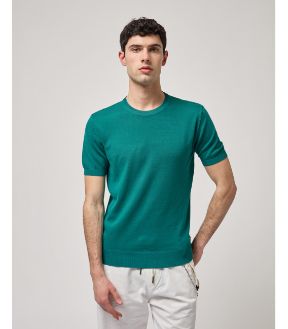 Muscle fit knitted t-shirt