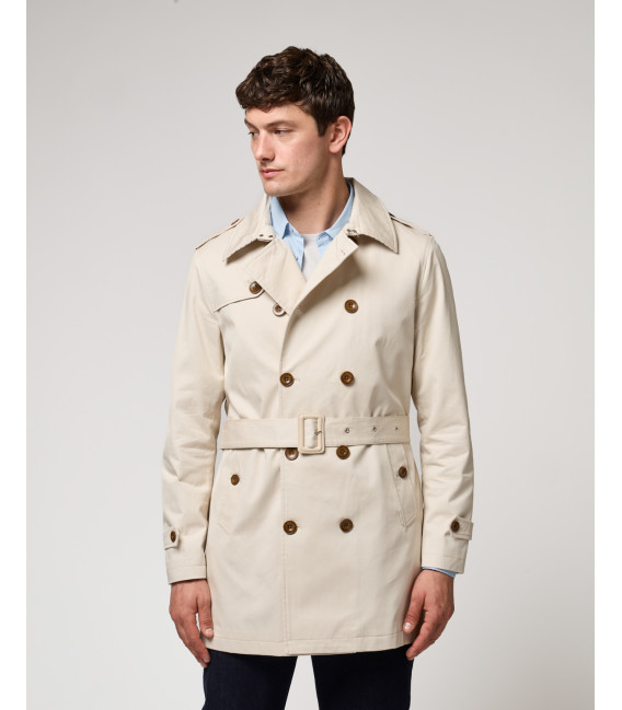 Trench doppopetto corto