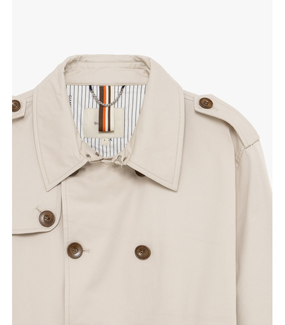 Trench doppopetto corto