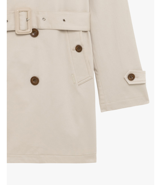 Trench doppopetto corto