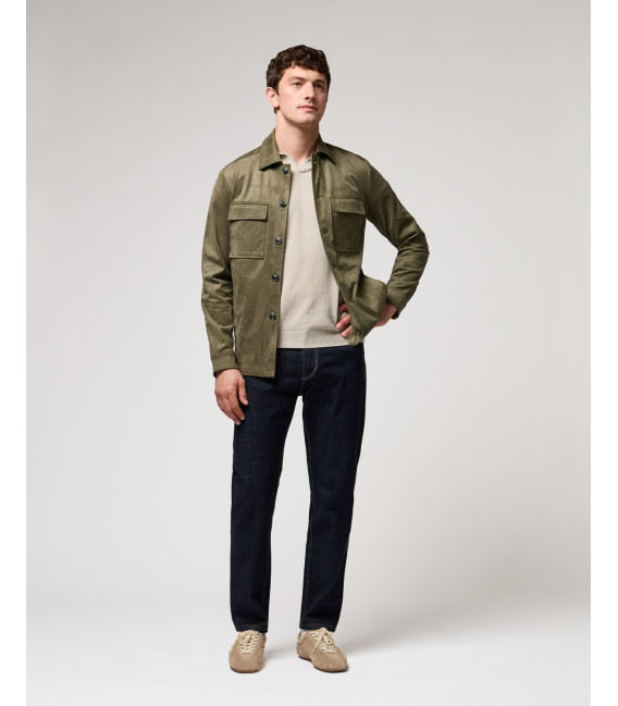 Faux-suede jacket