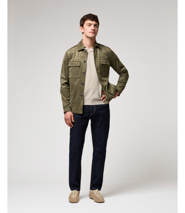 Faux-suede jacket