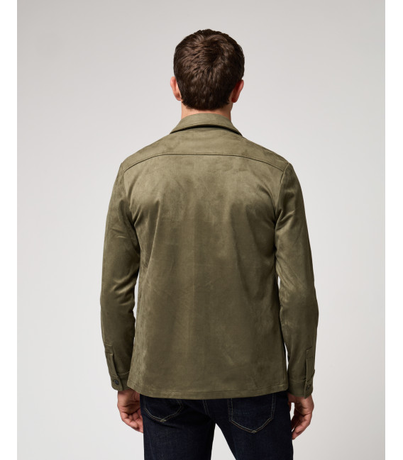 Faux-suede jacket