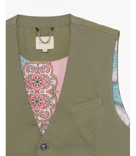 Waistcoat with fancy buttons