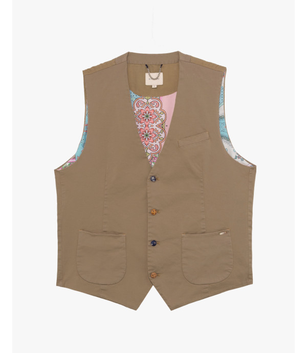 Waistcoat with fancy buttons