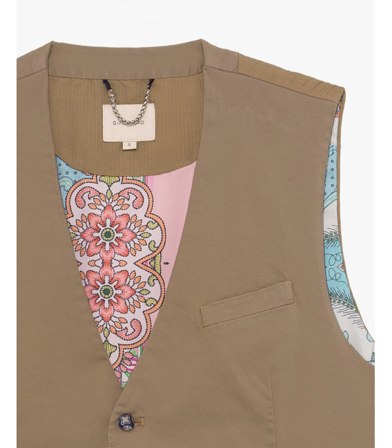 Waistcoat with fancy buttons