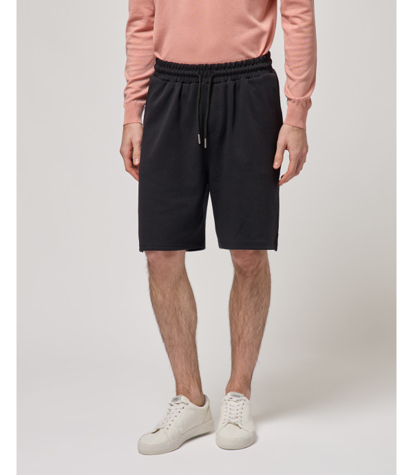 Embroidered logo jogger shorts