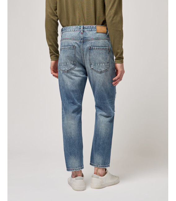 COOPER carrot fit jeans medium wash