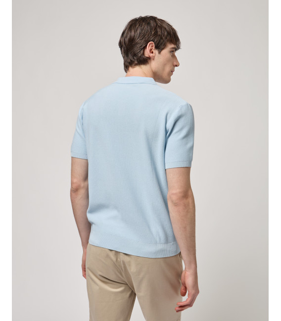 Knitted polo shirt