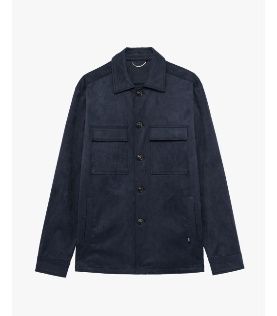 Faux-suede jacket
