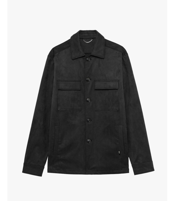 Faux-suede jacket