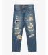 MIKE carrot cropped fit jeans