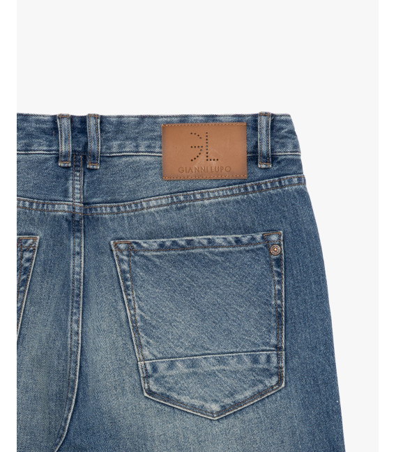 MIKE carrot cropped fit jeans