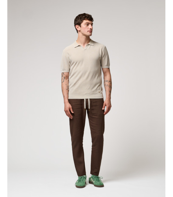 Pantalone in lino con laccio