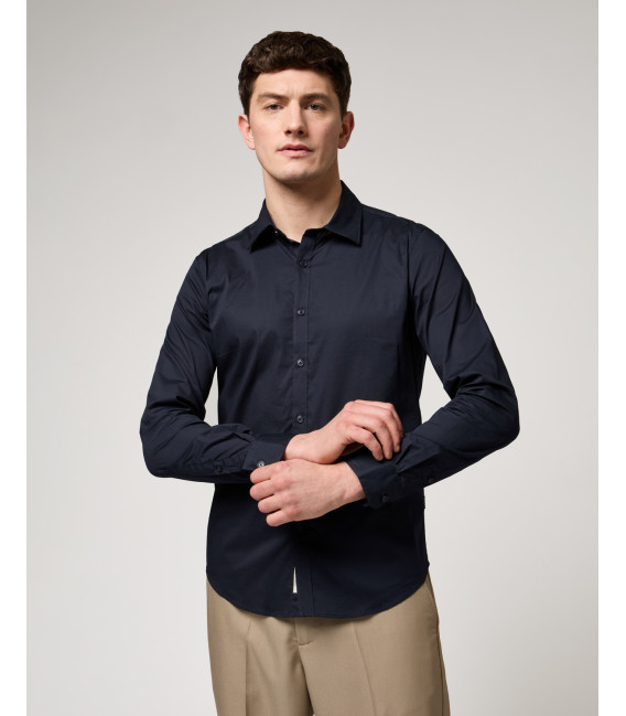 Camicia cotone stretch