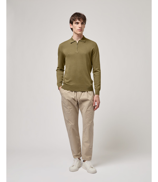 Pantaloni con coulisse carrot fit