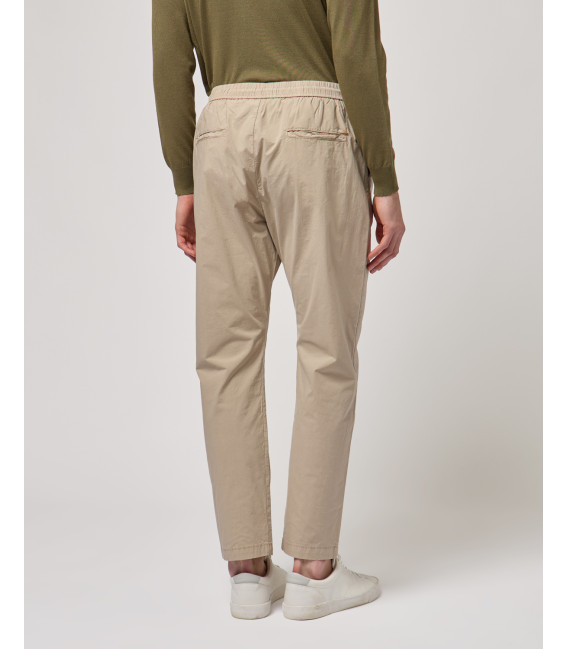 Pantaloni con coulisse carrot fit