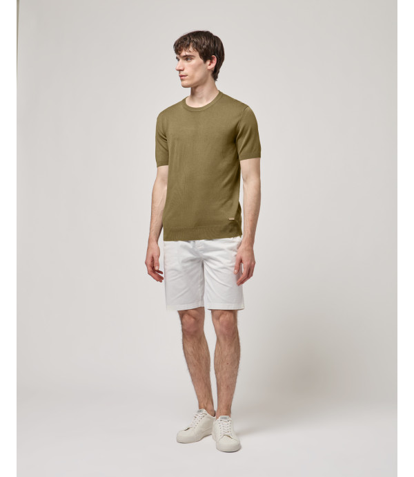 T-shirt in maglia muscle fit