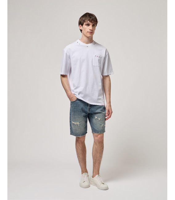 T-shirt con dettagli ricamati