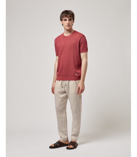 T-shirt in maglia a manica corta