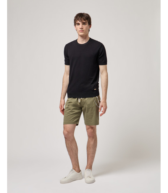 Muscle fit knitted t-shirt