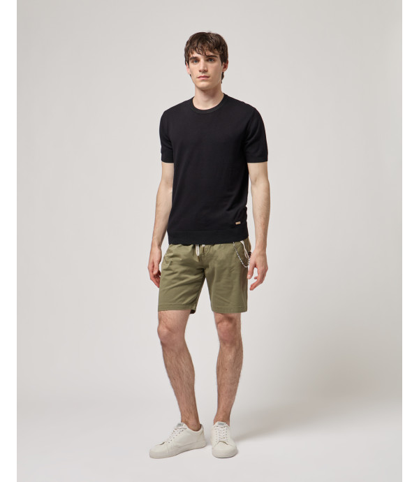 T-shirt in maglia muscle fit