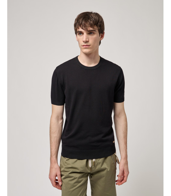 Muscle fit knitted t-shirt