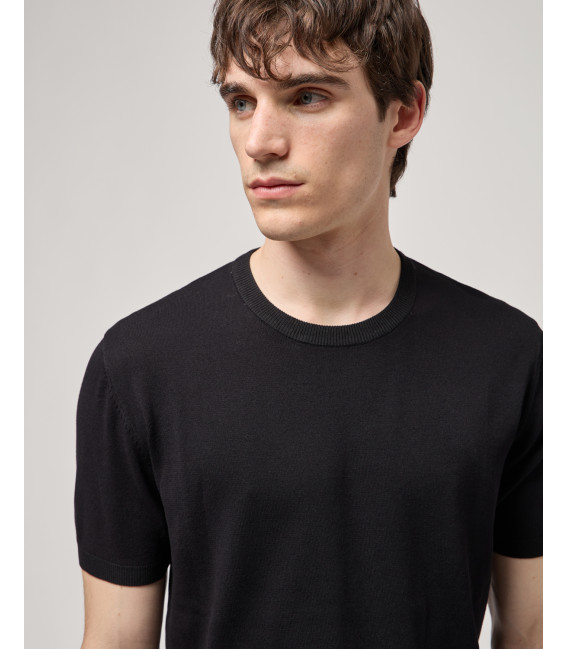 Muscle fit knitted t-shirt