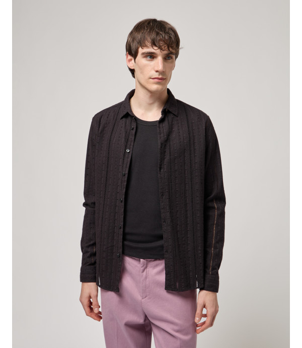 Camicia in tessuto San Gallo