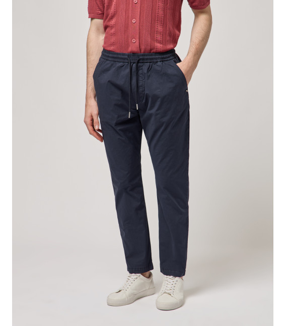 Pantaloni con coulisse carrot fit