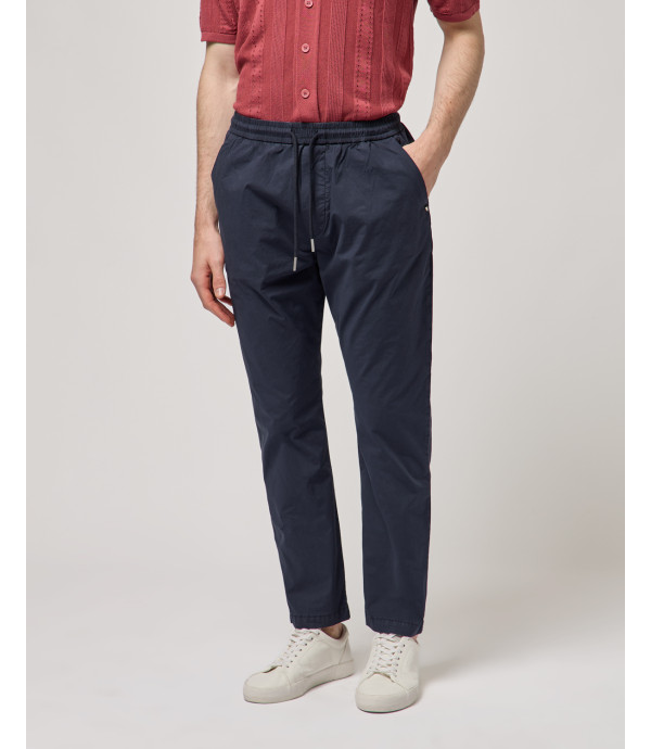 Pantaloni con coulisse carrot fit