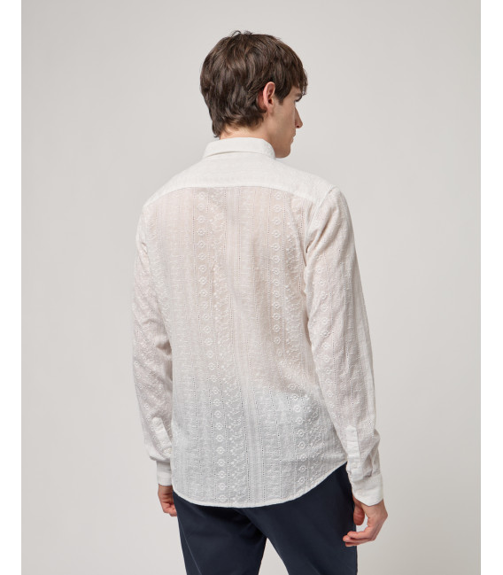 Camicia in tessuto San Gallo