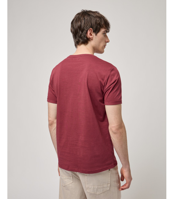 T-shirt con taschino in cotone extra fine