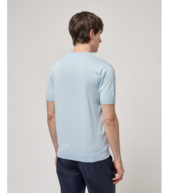 Muscle fit knitted t-shirt